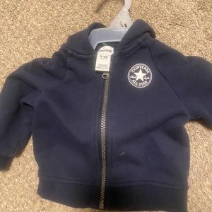 Alligator converse zip up hoodie